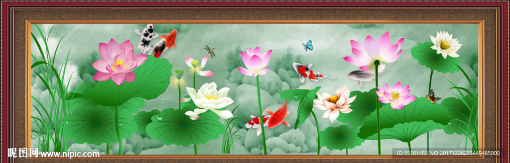荷花图