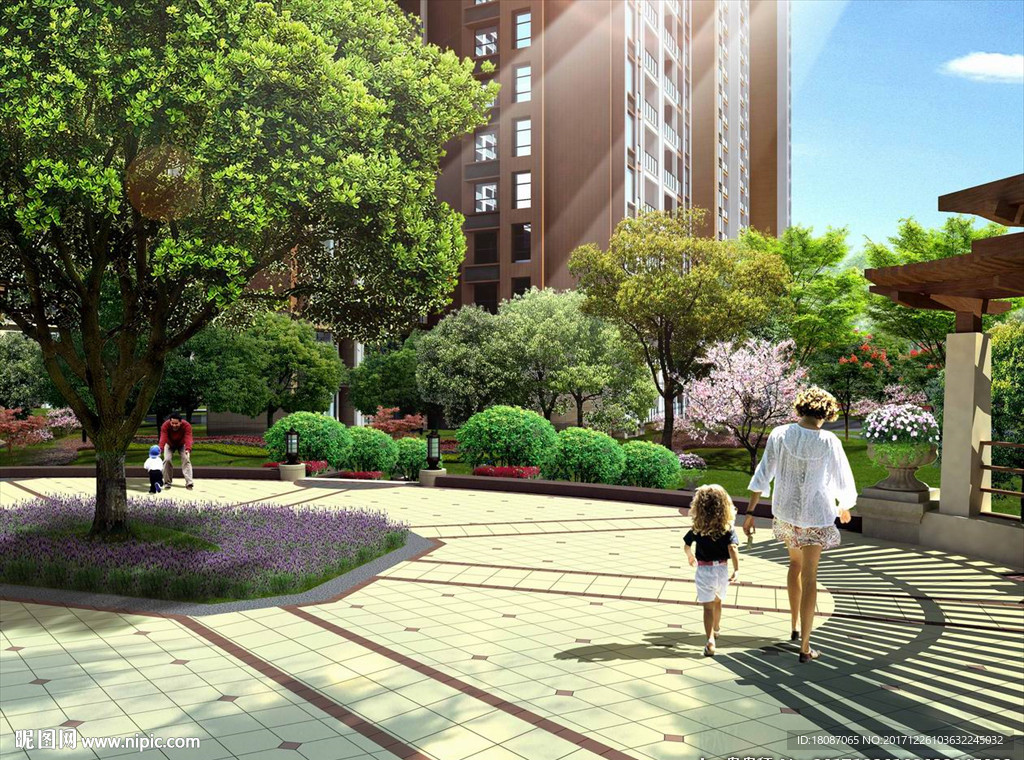 园林景观 住宅景观 园林效果图