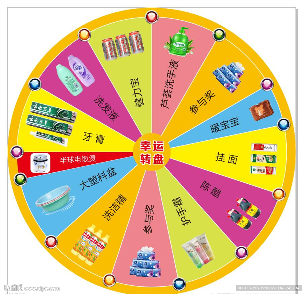 抽奖转盘设计