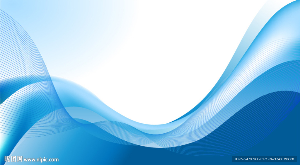 蓝白曲线背景