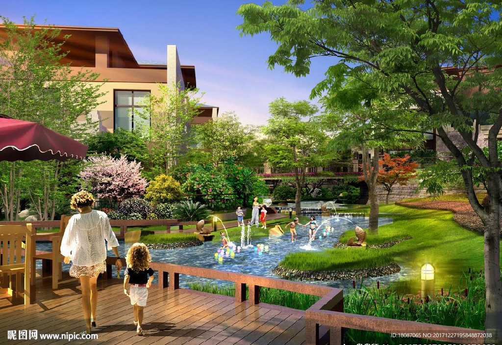园林景观 住宅景观 园林效果图