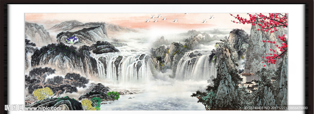 国画山水