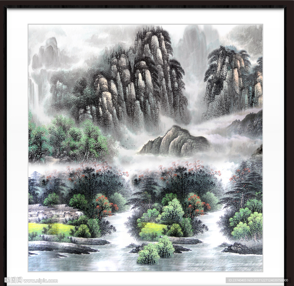 国画山水