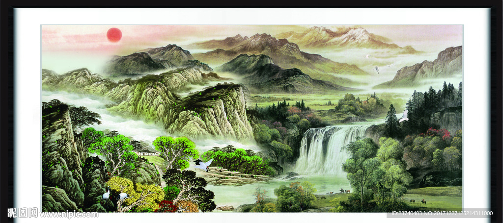 国画山水