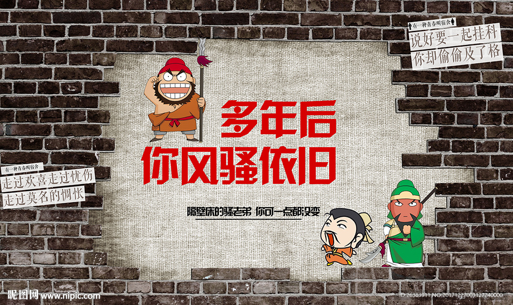 同学聚会背景墙