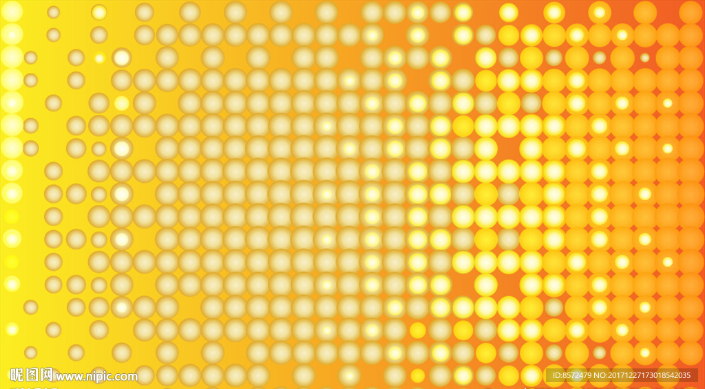 橘色波点背景