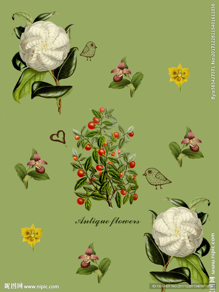 小清新复古手绘