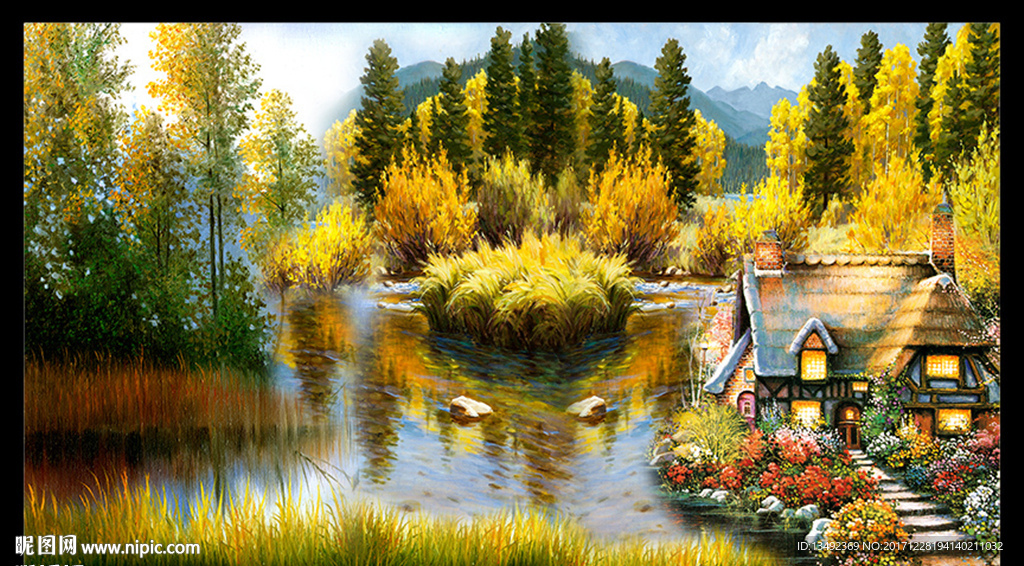 油画 风景