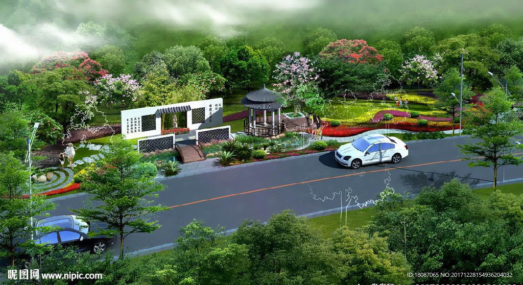 园林景观 住宅景观 园林效果图