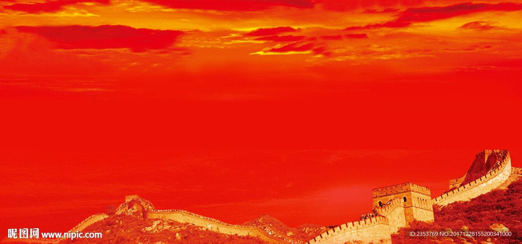 红色主题背景