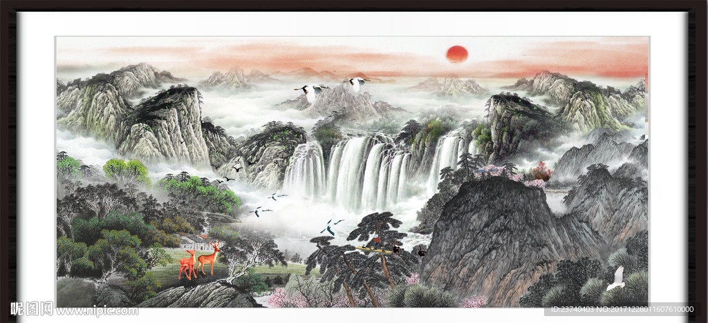 国画山水