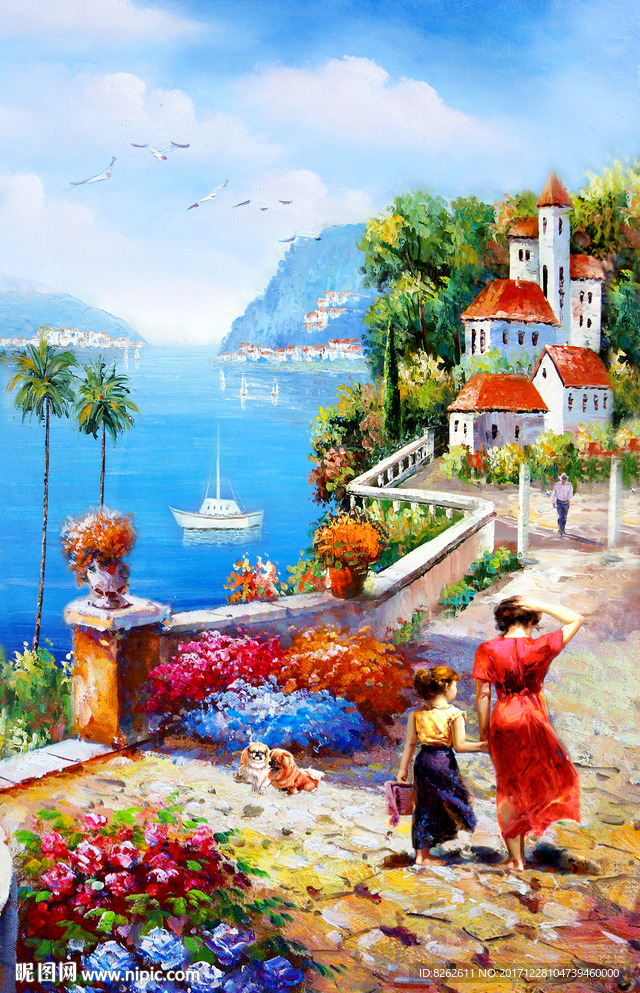 油画风景