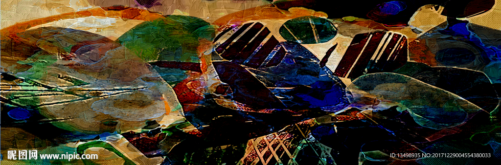 抽象油画