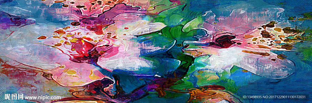 抽象油画