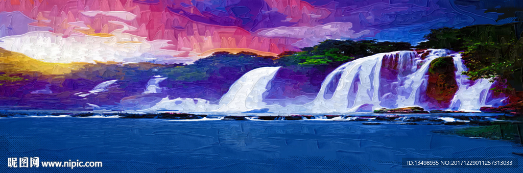 抽象油画