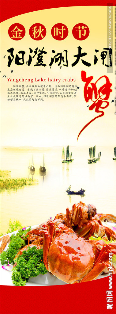 大闸蟹海报