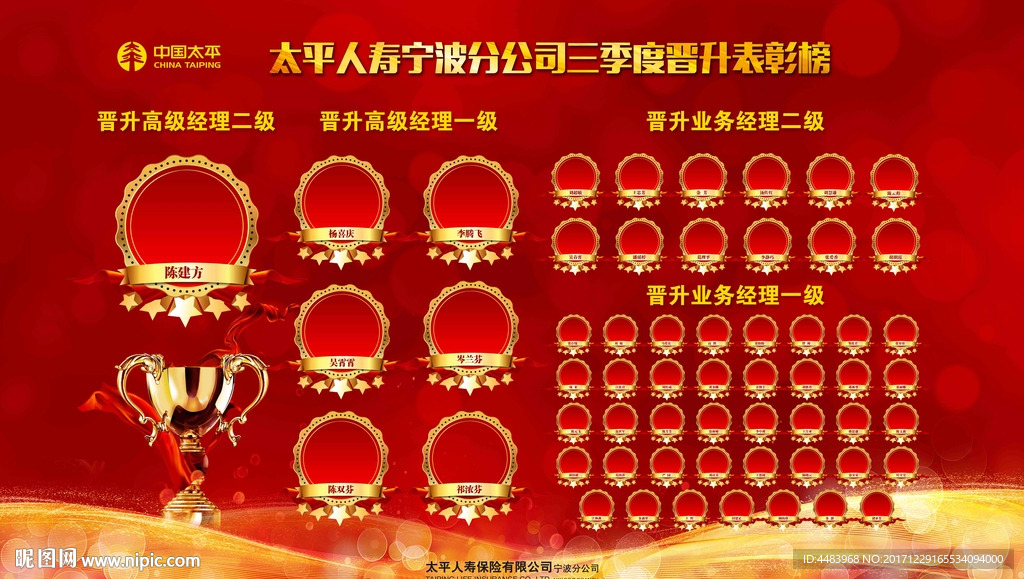 表彰背景墙