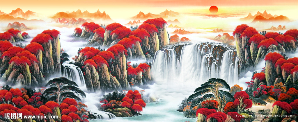 鸿运当头 风水画