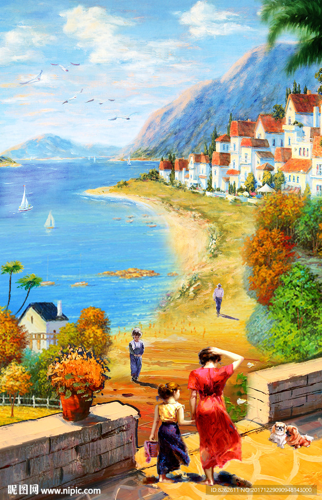 油画风景