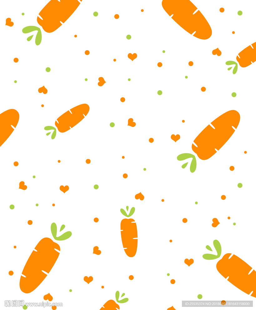 可爱萝卜信纸背景图片