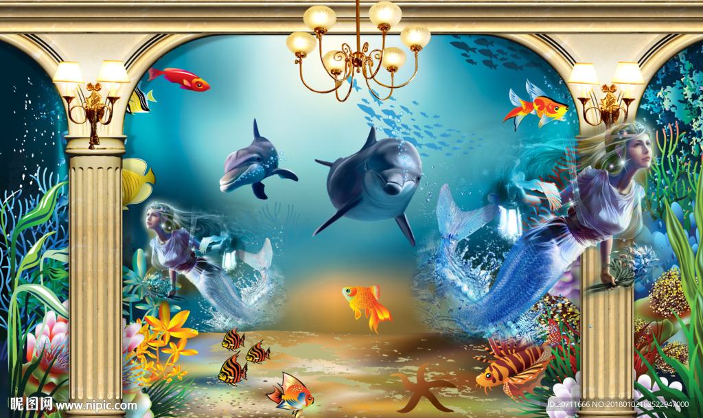 美人鱼海底世界