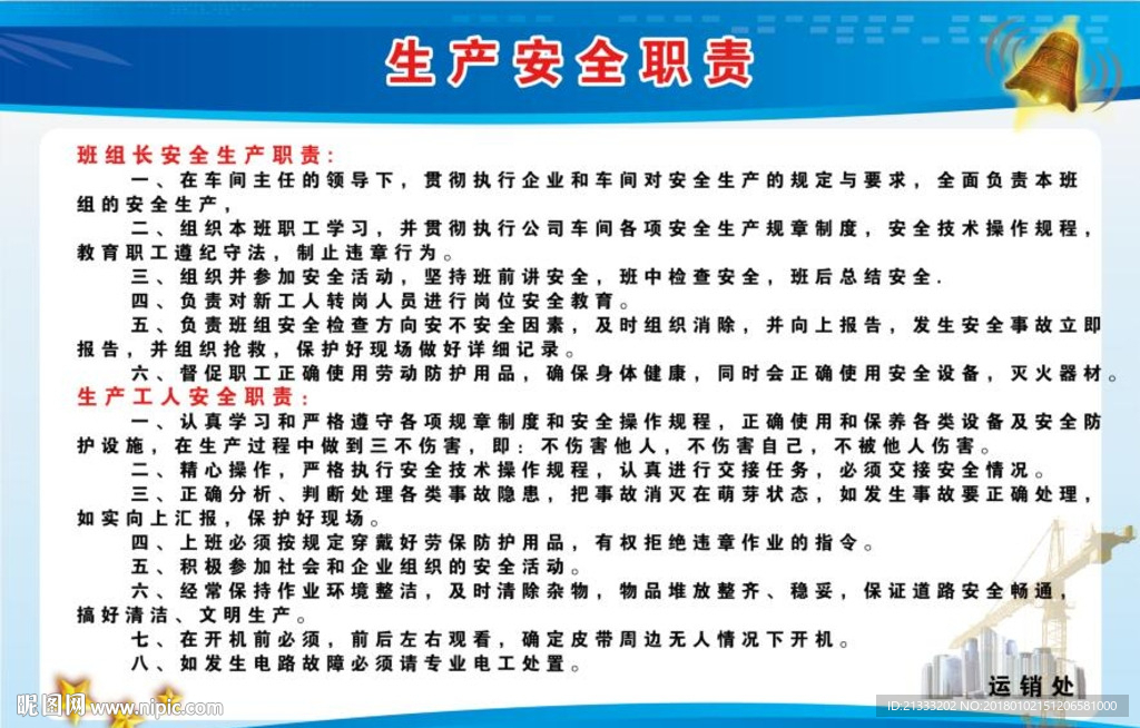 安全生产职责