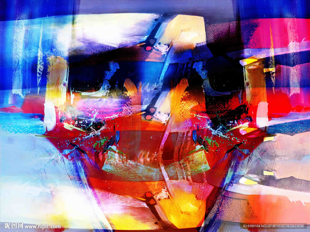 抽象油画