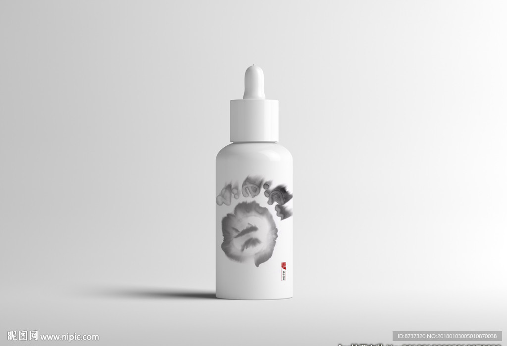 化妆品喷雾剂医疗药瓶样机图片