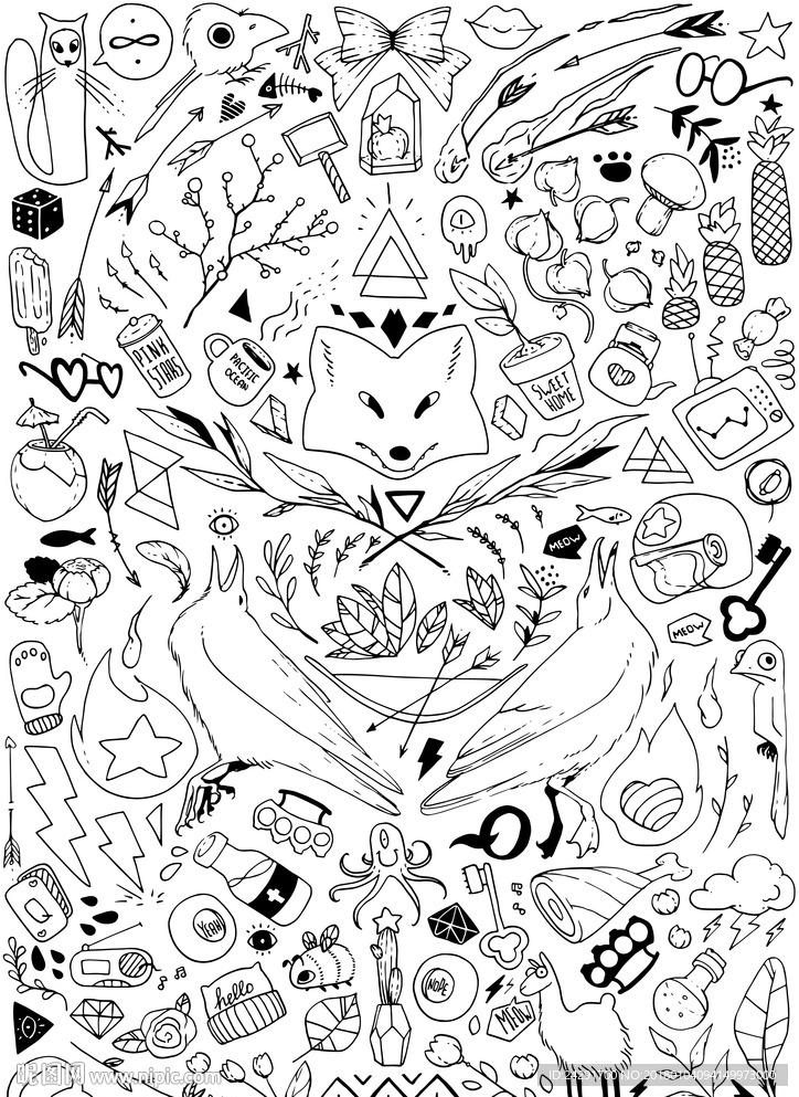 卡通插画 插画 花卉插画 手绘