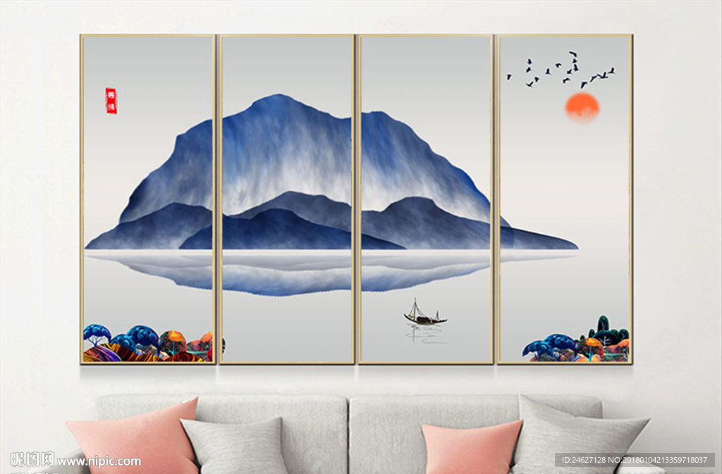 禅意水墨画