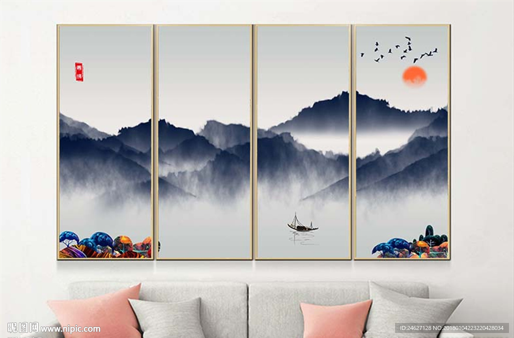 意境水墨画
