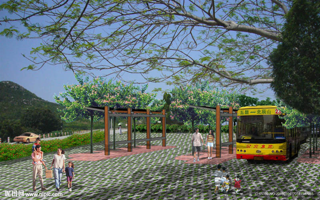 美丽乡村景观停车场改造