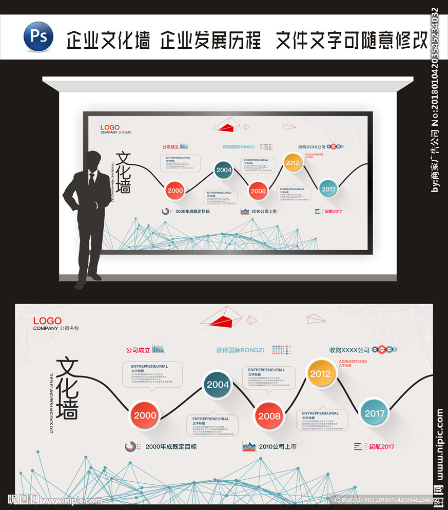 公司文化墙历程