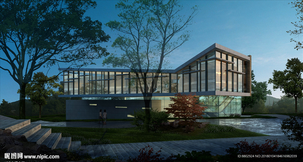 特色夜景效果图