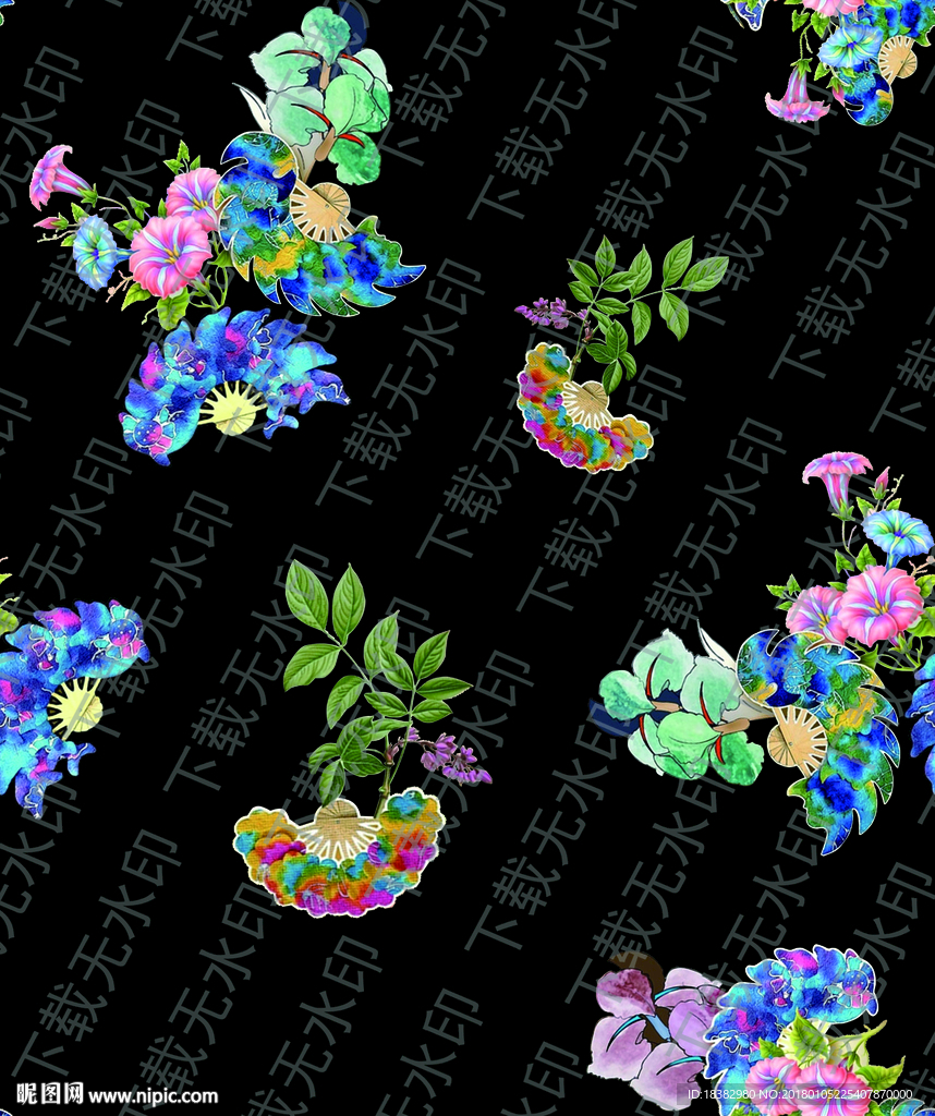 手绘花