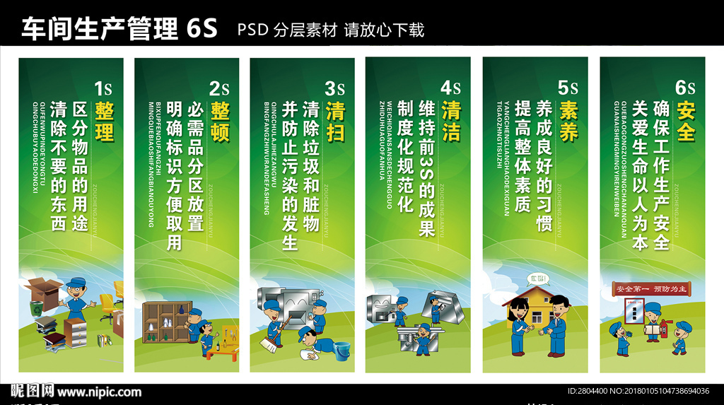 车间生产管理6S