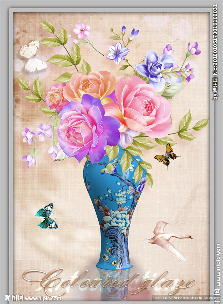 玫瑰花 牡丹花