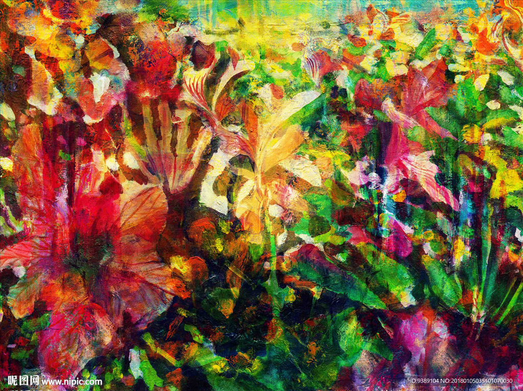 花卉油画