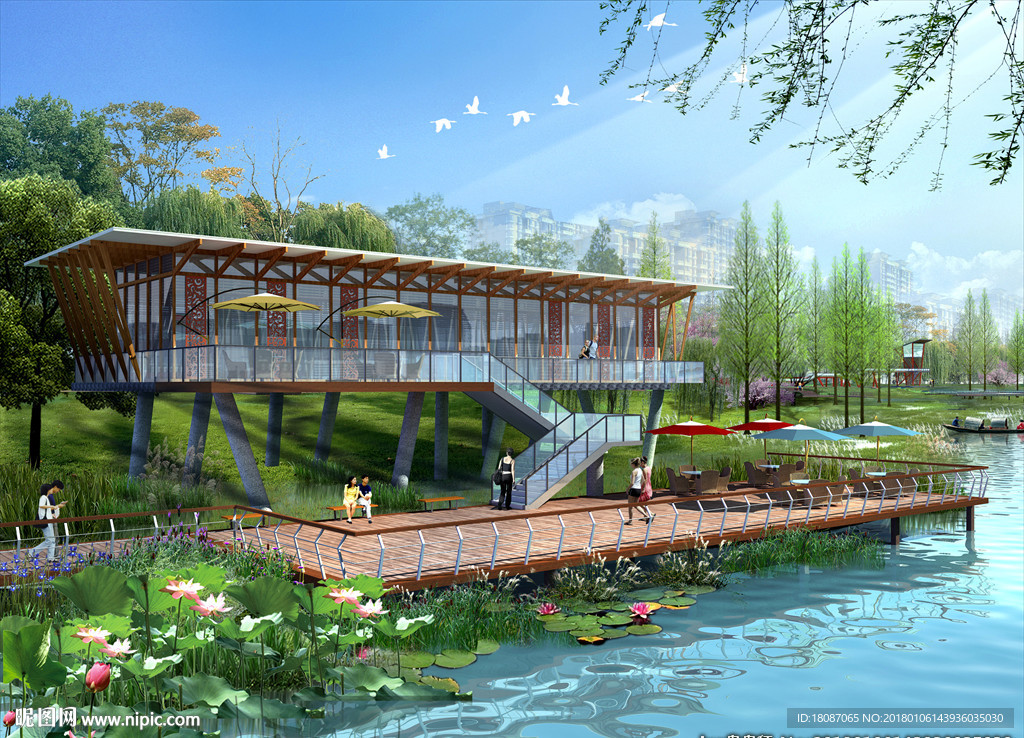 园林景观 住宅景观 园林效果图