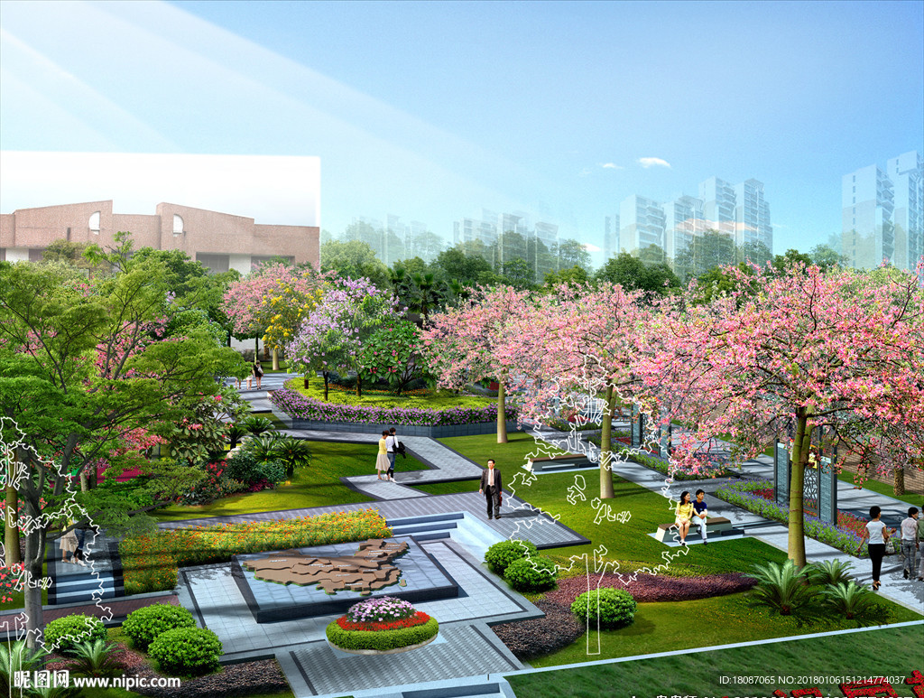 园林景观 住宅景观 园林效果图