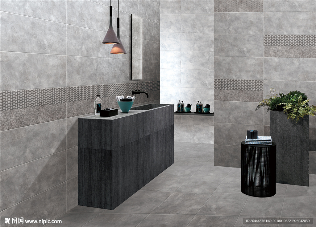 现代酒店简约洗手间