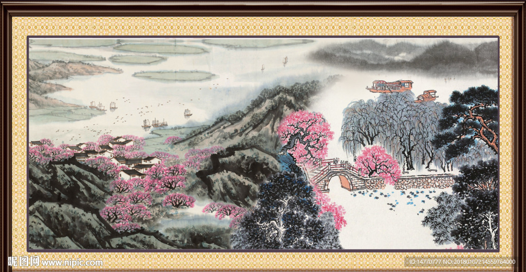国画风景