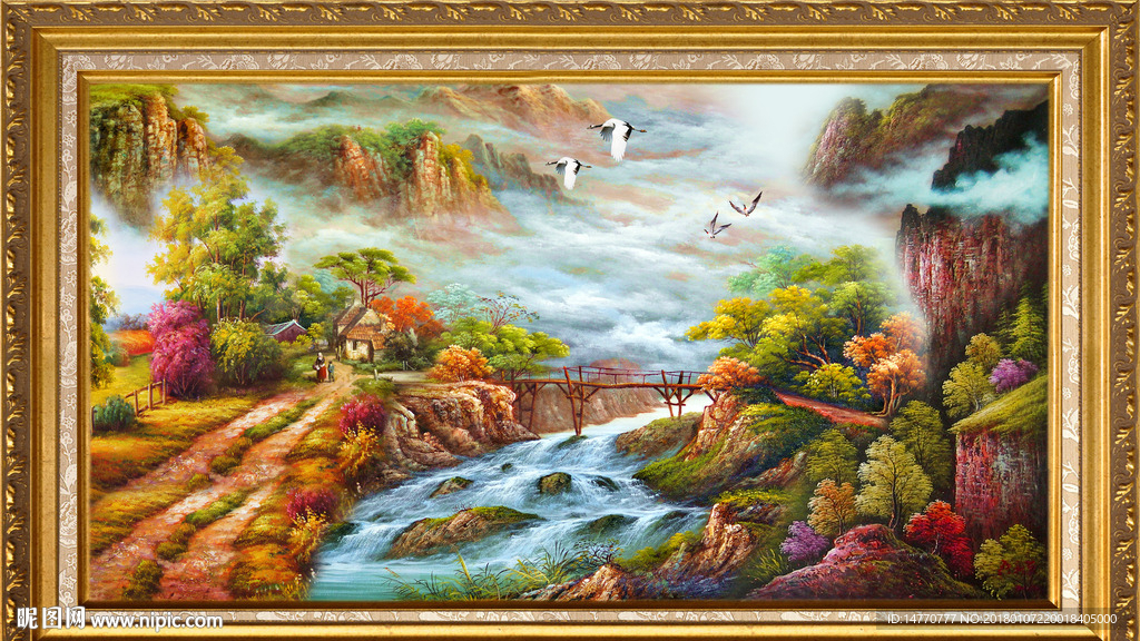 油画风景