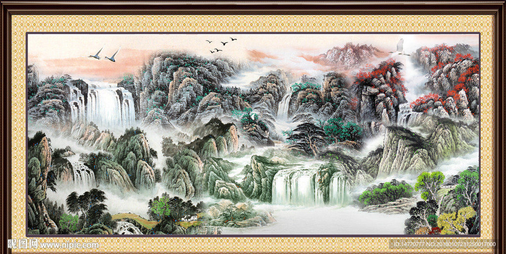 国画山水