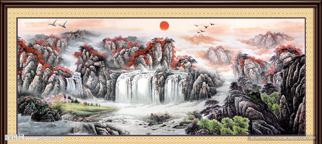 国画山水