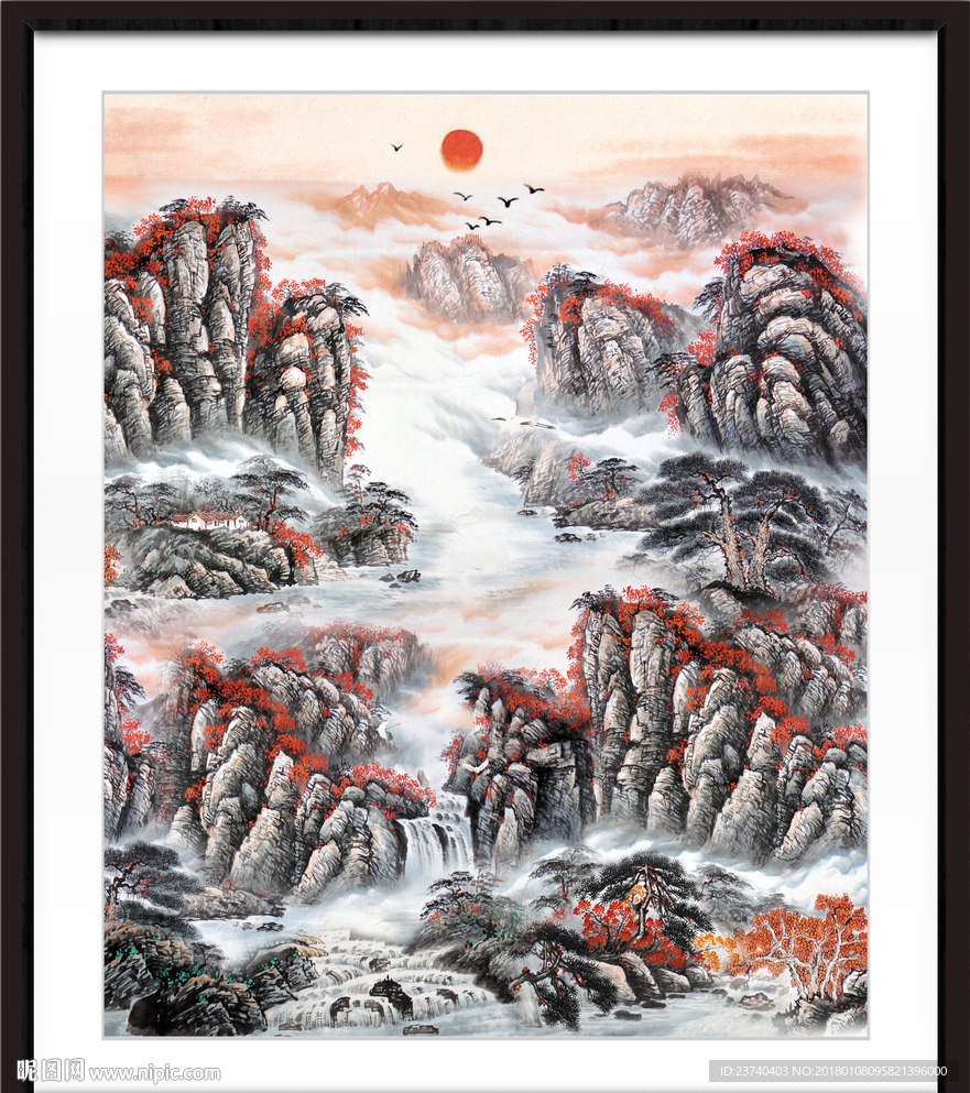 山水国画