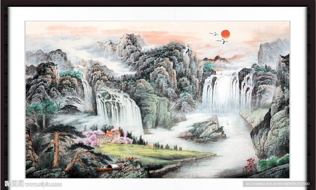 山水国画