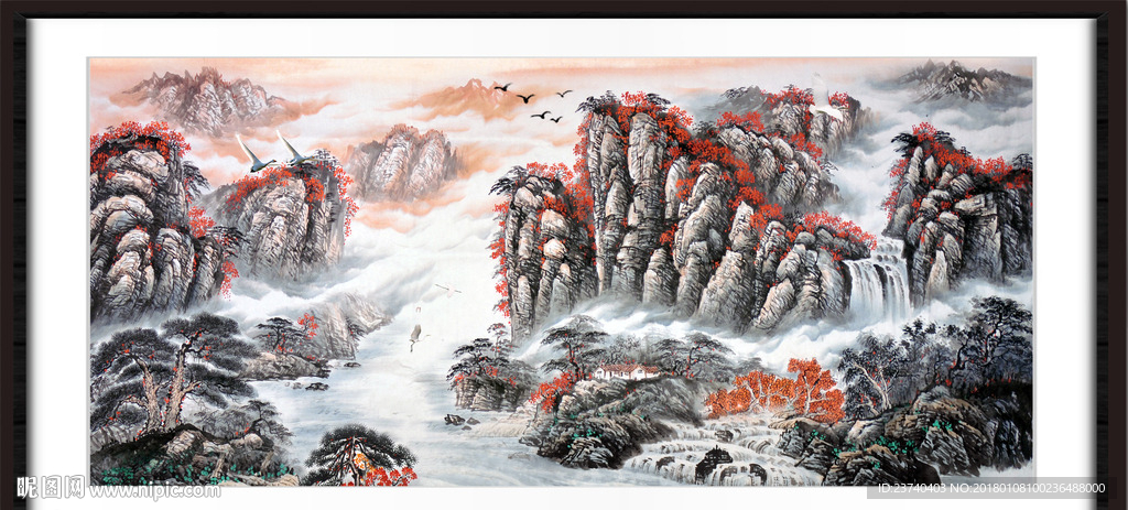 山水国画