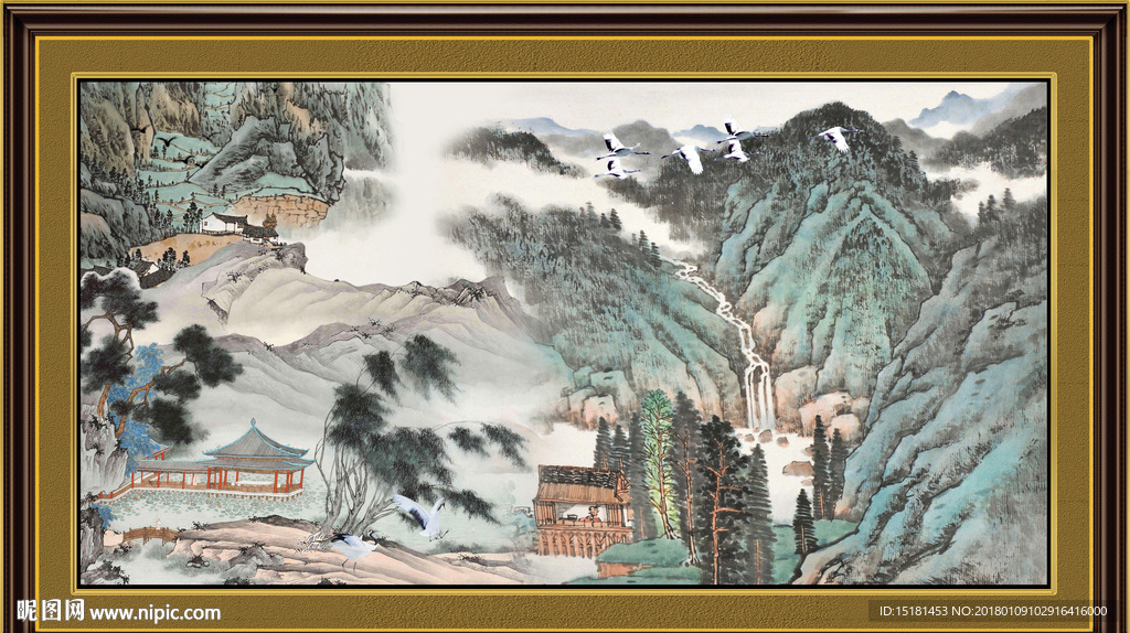国画山水