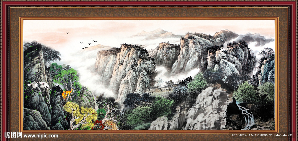 国画山水